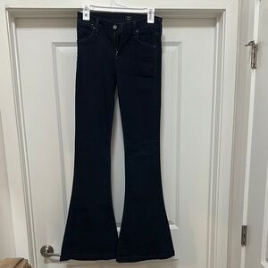 Citizens of humanity devote flare dark denim jeans women size 28
